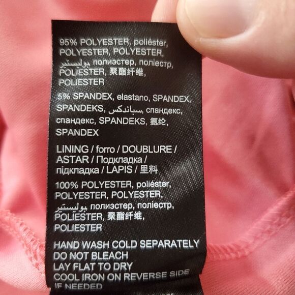 Bebe Coral Cascading Ruffle Front Tank Dress size 12- NEW - Picture 11 of 11